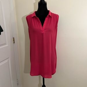 Express sleeveless mini dress/long blouse